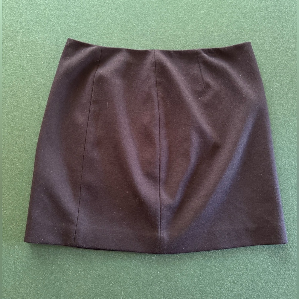 Tahari Black lined Mini Skirt